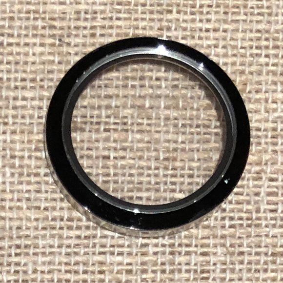 Origami Owl Large Living Locket Solid Black Face - Picture 1 of 2